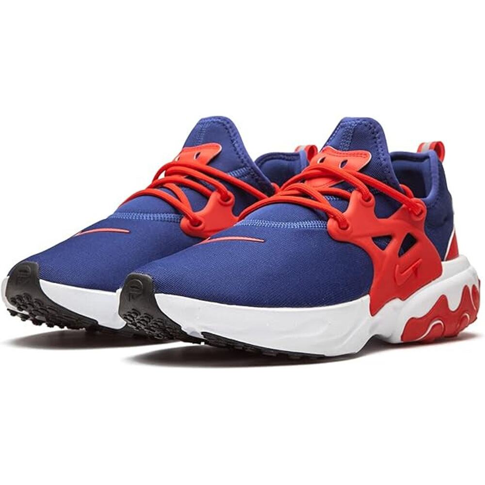 Nike React Presto Men's Running Shoe Deep Royal University Red 10 Men 11.5 WMN
